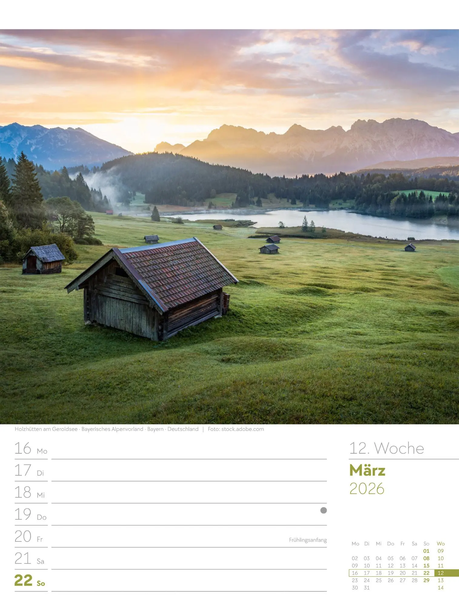 Bild: 9783838436029 | Faszination Alpenwelt - Wochenplaner Kalender 2026 | GmbH | Kalender