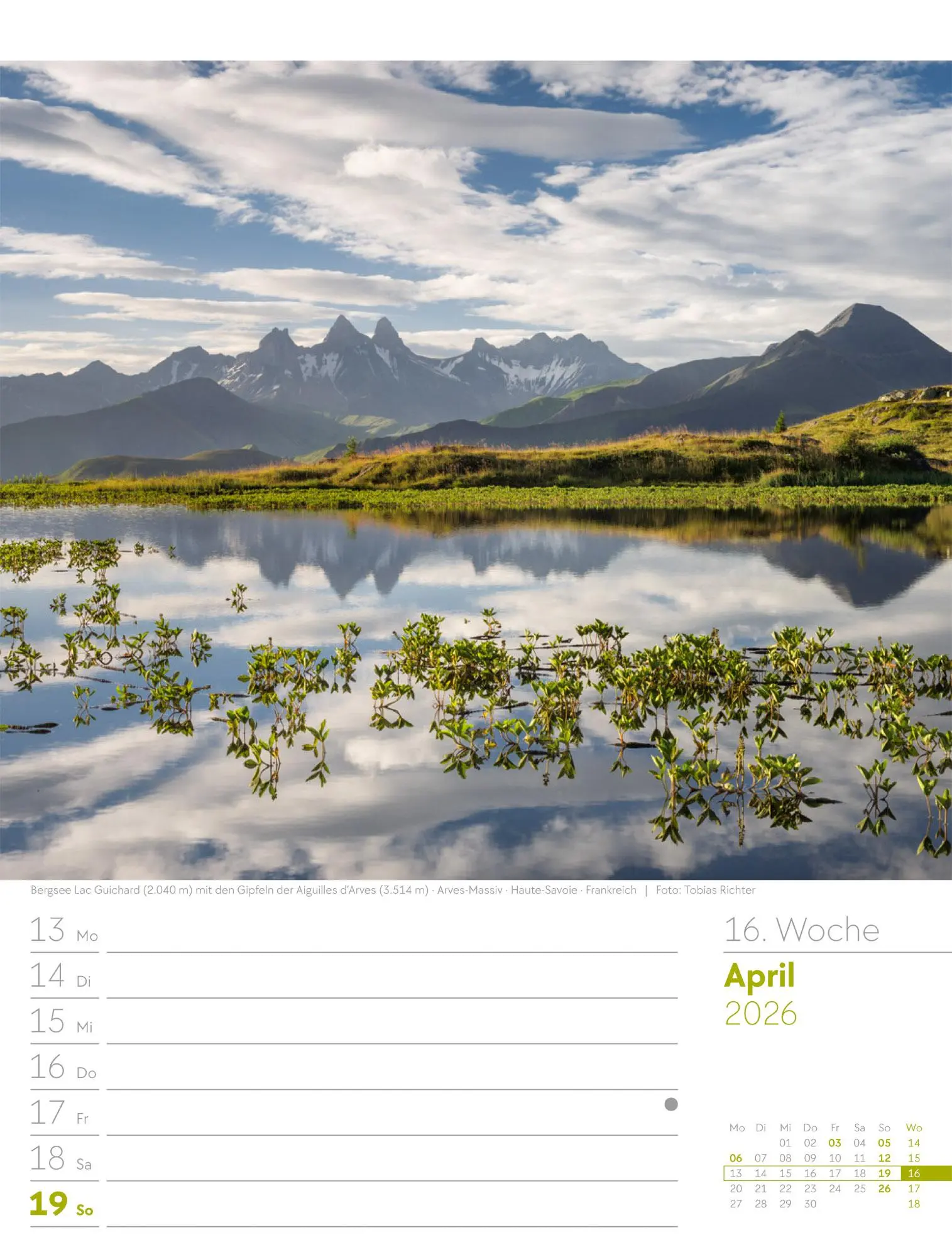 Bild: 9783838436029 | Faszination Alpenwelt - Wochenplaner Kalender 2026 | GmbH | Kalender