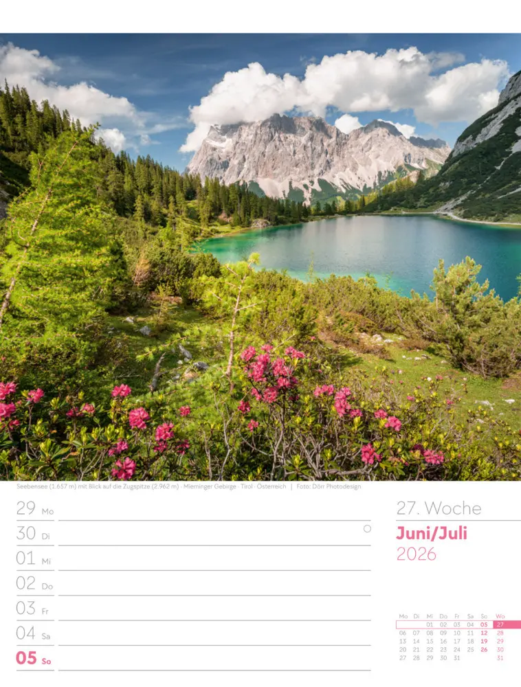 Bild: 9783838436029 | Faszination Alpenwelt Wochenplaner Kalender 2026 | GmbH | Kalender