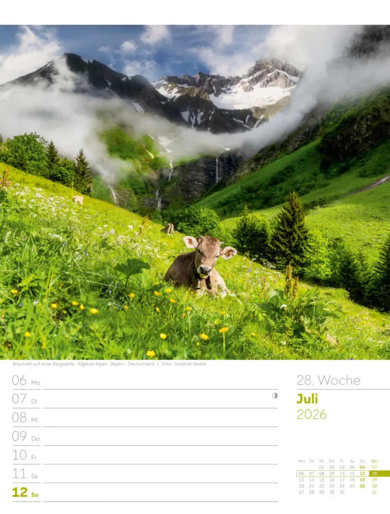 Bild: 9783838436029 | Faszination Alpenwelt Wochenplaner Kalender 2026 | GmbH | Kalender