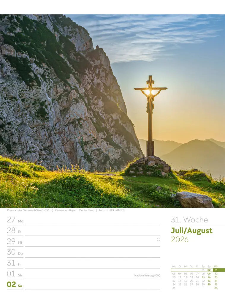 Bild: 9783838436029 | Faszination Alpenwelt Wochenplaner Kalender 2026 | GmbH | Kalender
