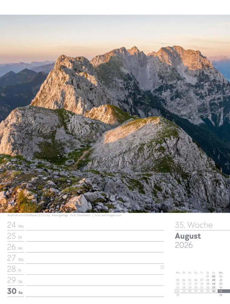 Bild: 9783838436029 | Faszination Alpenwelt Wochenplaner Kalender 2026 | GmbH | Kalender