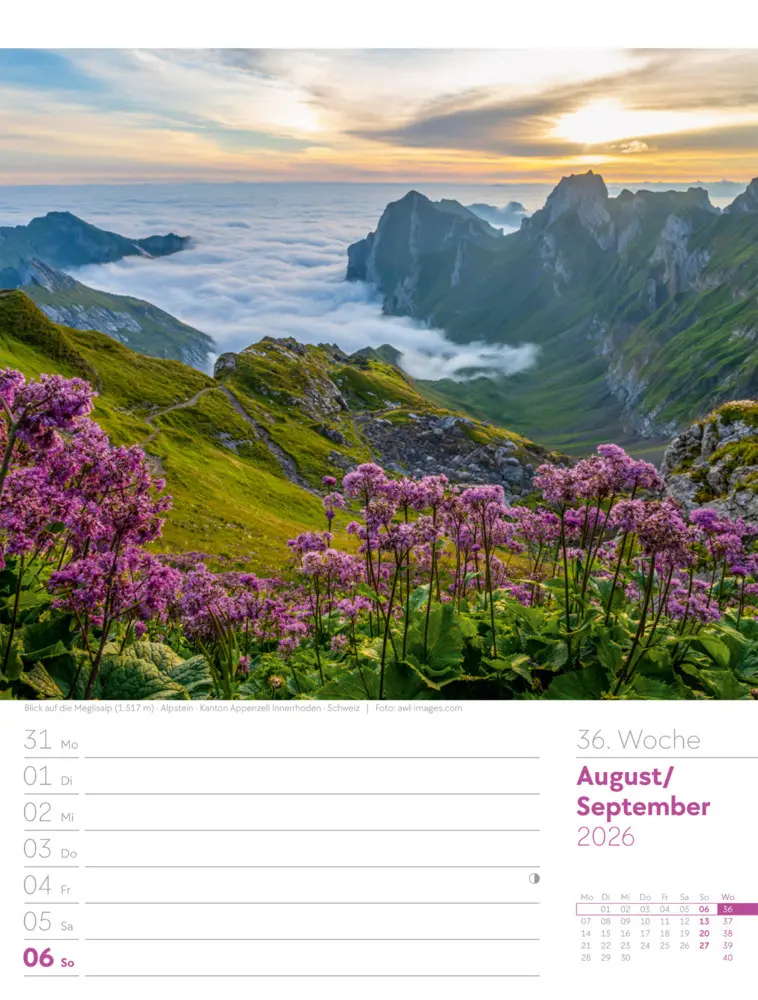 Bild: 9783838436029 | Faszination Alpenwelt Wochenplaner Kalender 2026 | GmbH | Kalender