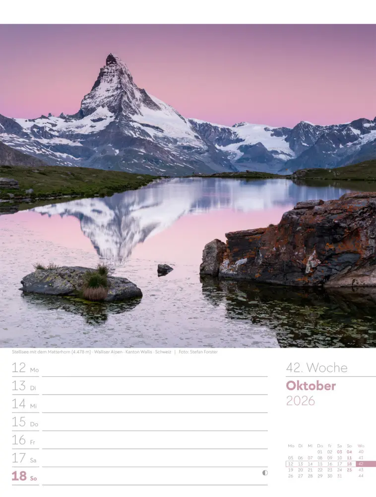 Bild: 9783838436029 | Faszination Alpenwelt Wochenplaner Kalender 2026 | GmbH | Kalender
