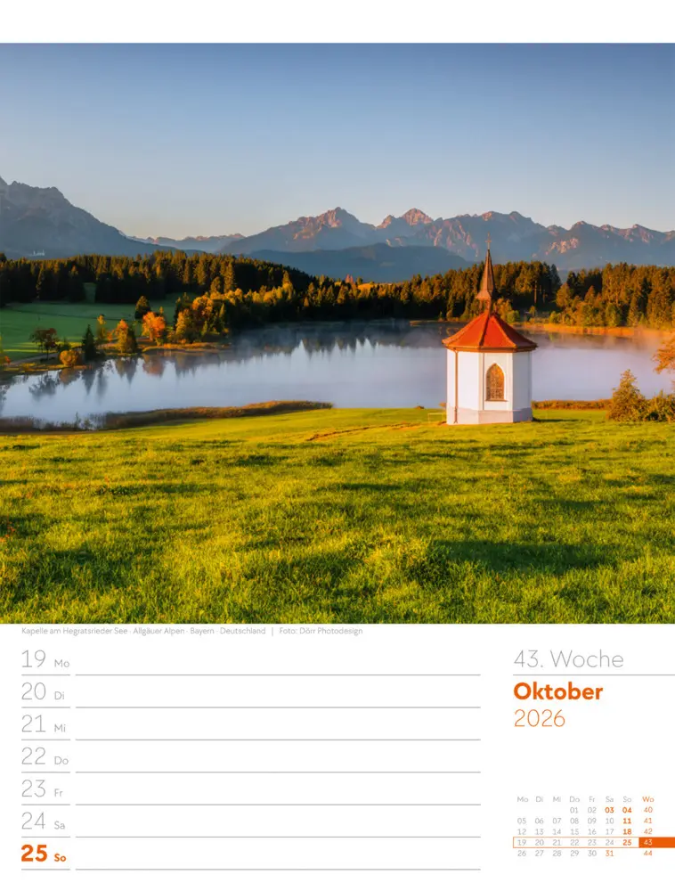 Bild: 9783838436029 | Faszination Alpenwelt Wochenplaner Kalender 2026 | GmbH | Kalender