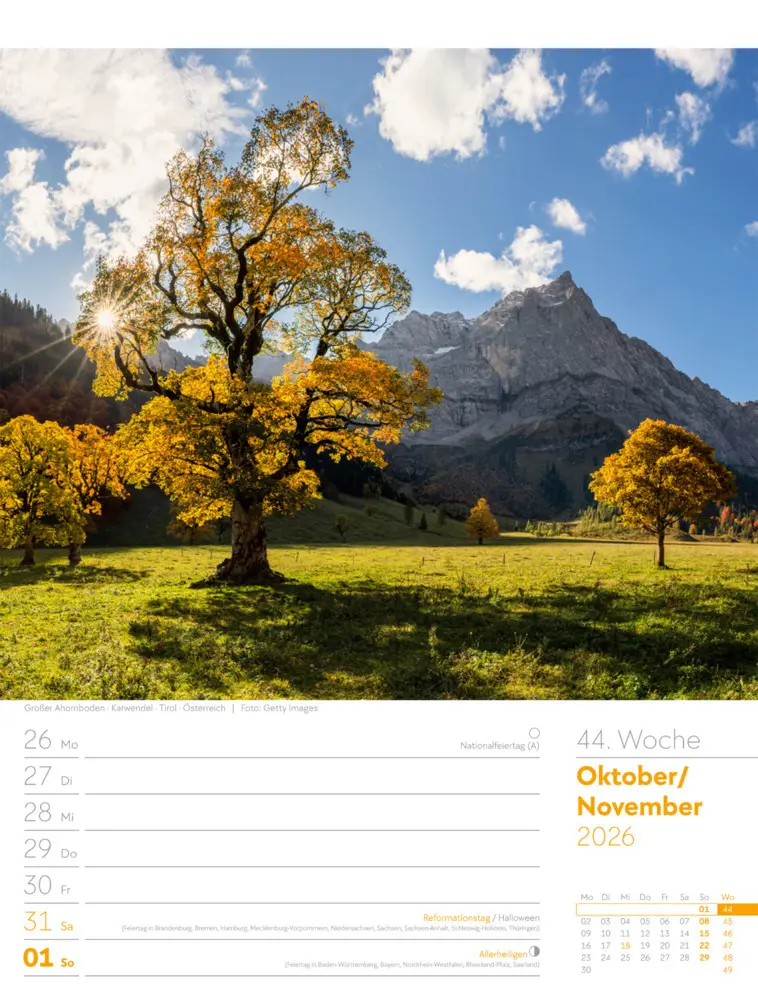 Bild: 9783838436029 | Faszination Alpenwelt Wochenplaner Kalender 2026 | GmbH | Kalender