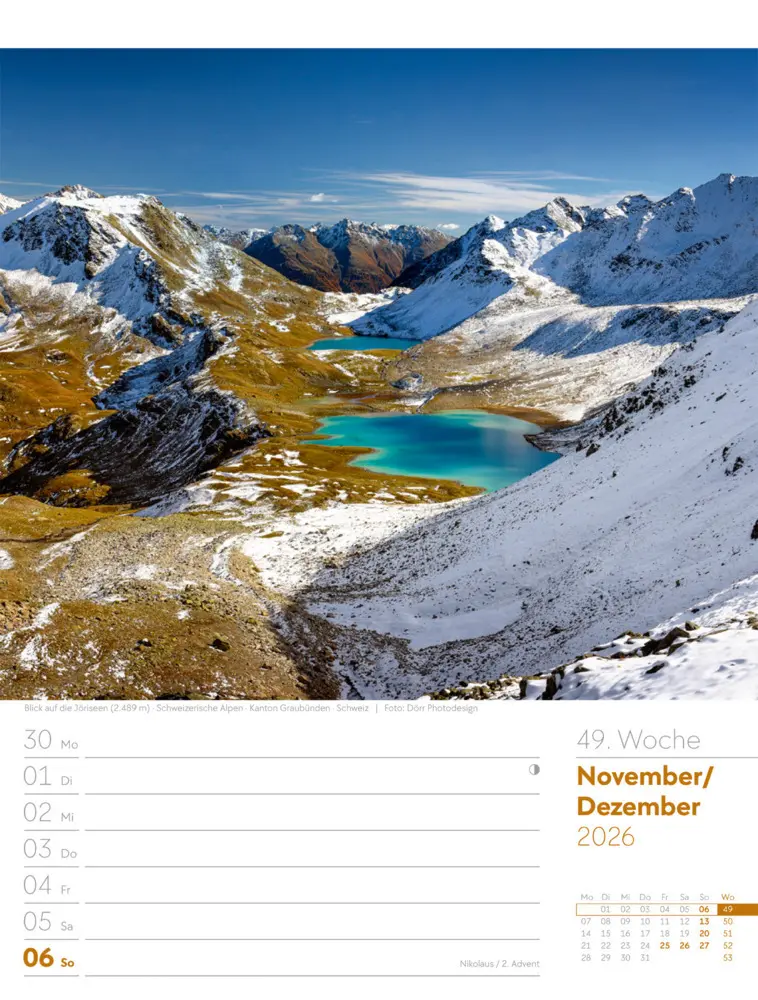 Bild: 9783838436029 | Faszination Alpenwelt Wochenplaner Kalender 2026 | GmbH | Kalender