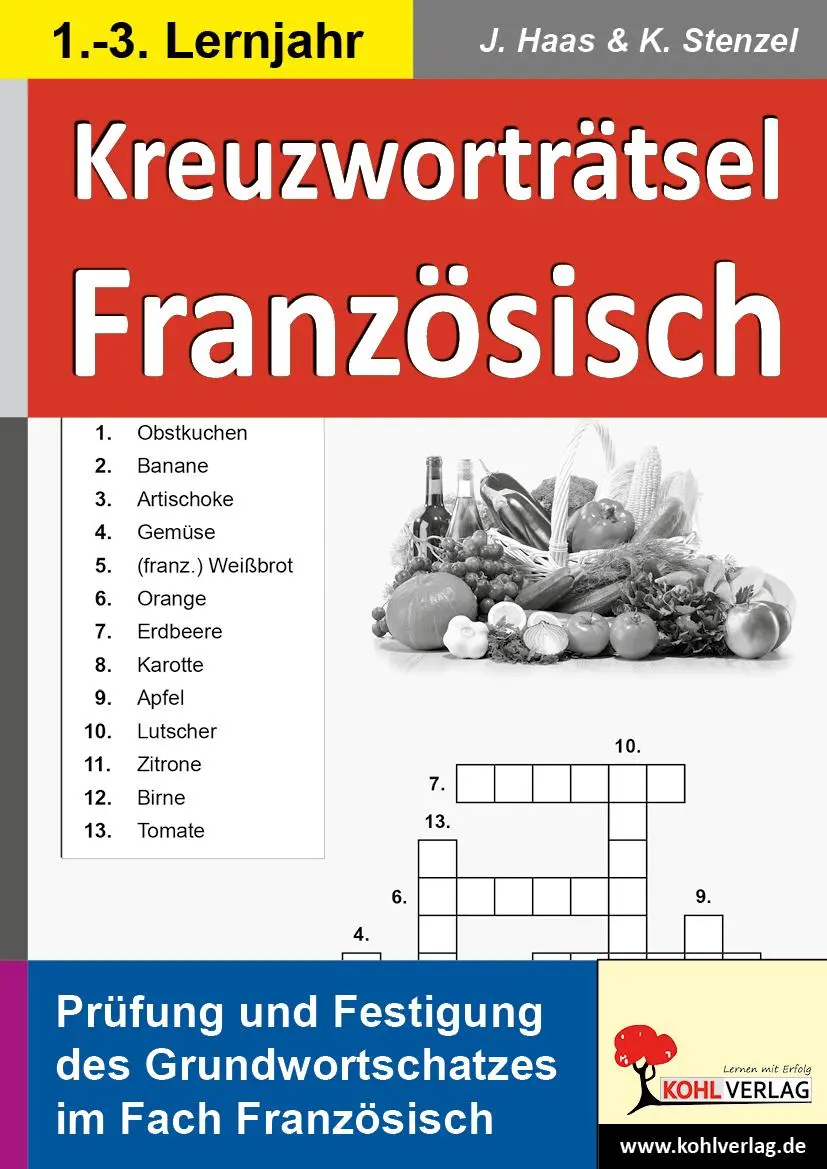 Cover: 9783956866029 | Kreuzworträtsel Französisch | J. Haas (u. a.) | Broschüre | 32 S.