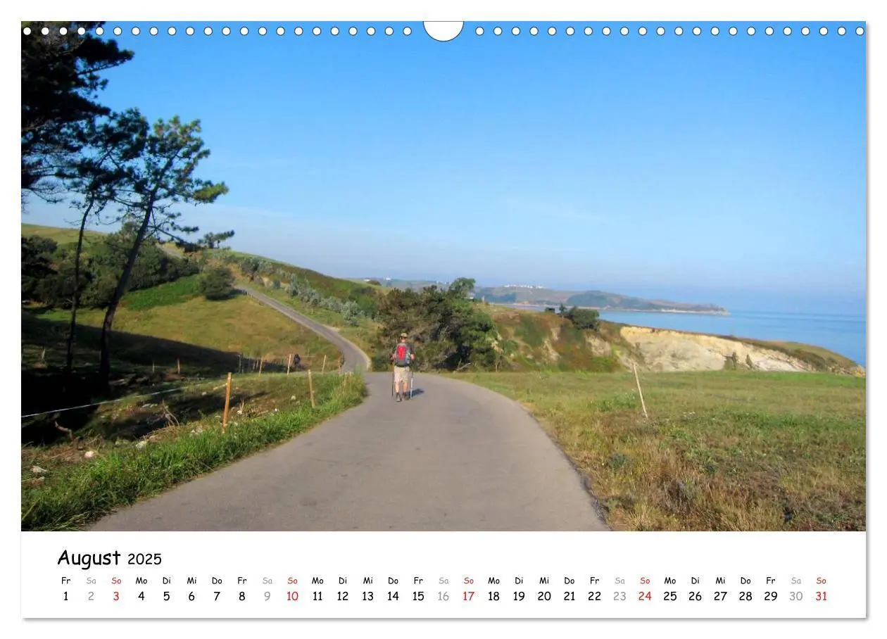 Bild: 9783435636129 | Camino del norte - Küstenweg (Wandkalender 2025 DIN A3 quer),...