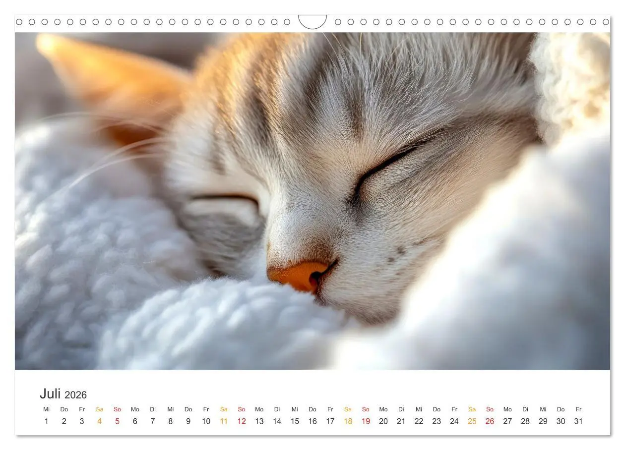 Bild: 9783457276129 | Katzen - Kalender für alle Miezenfans (Wandkalender 2026 DIN A3...