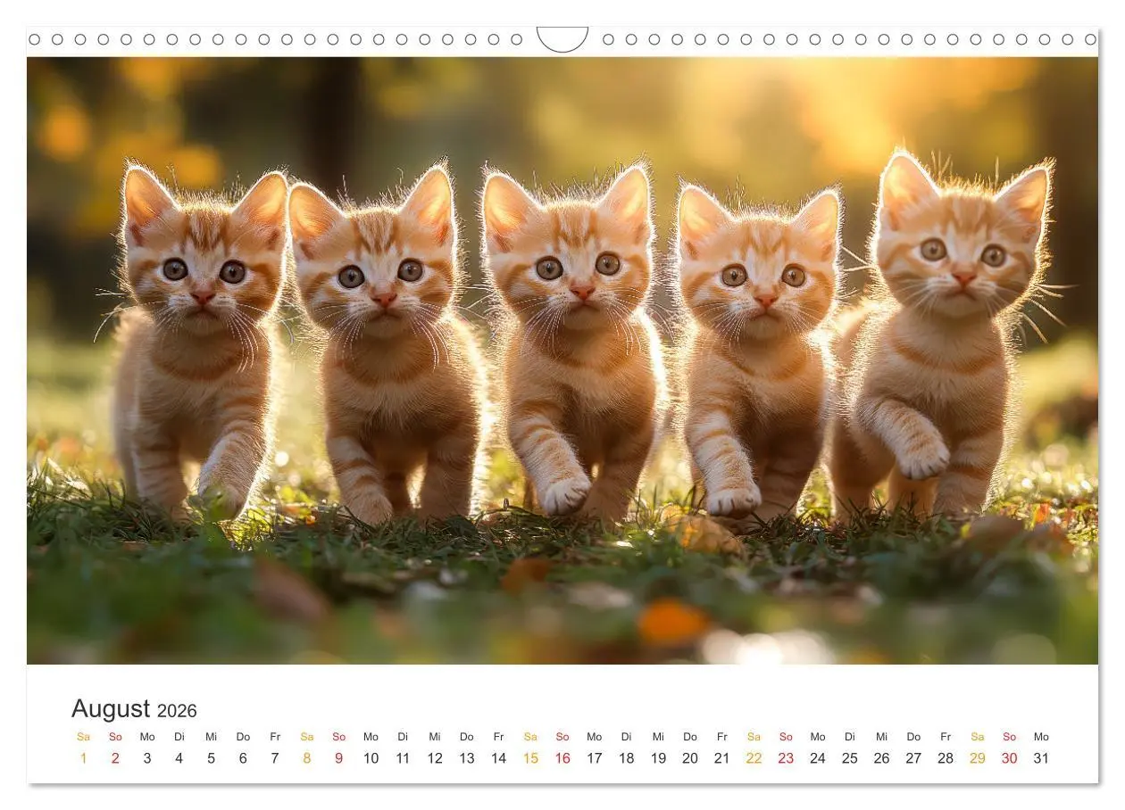 Bild: 9783457276129 | Katzen - Kalender für alle Miezenfans (Wandkalender 2026 DIN A3...