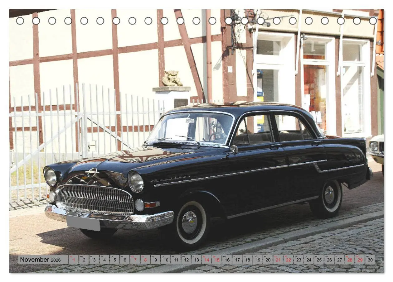 Bild: 9783457726129 | Opel Oldtimer mit dem Blitz (Tischkalender 2026 DIN A5 quer),...
