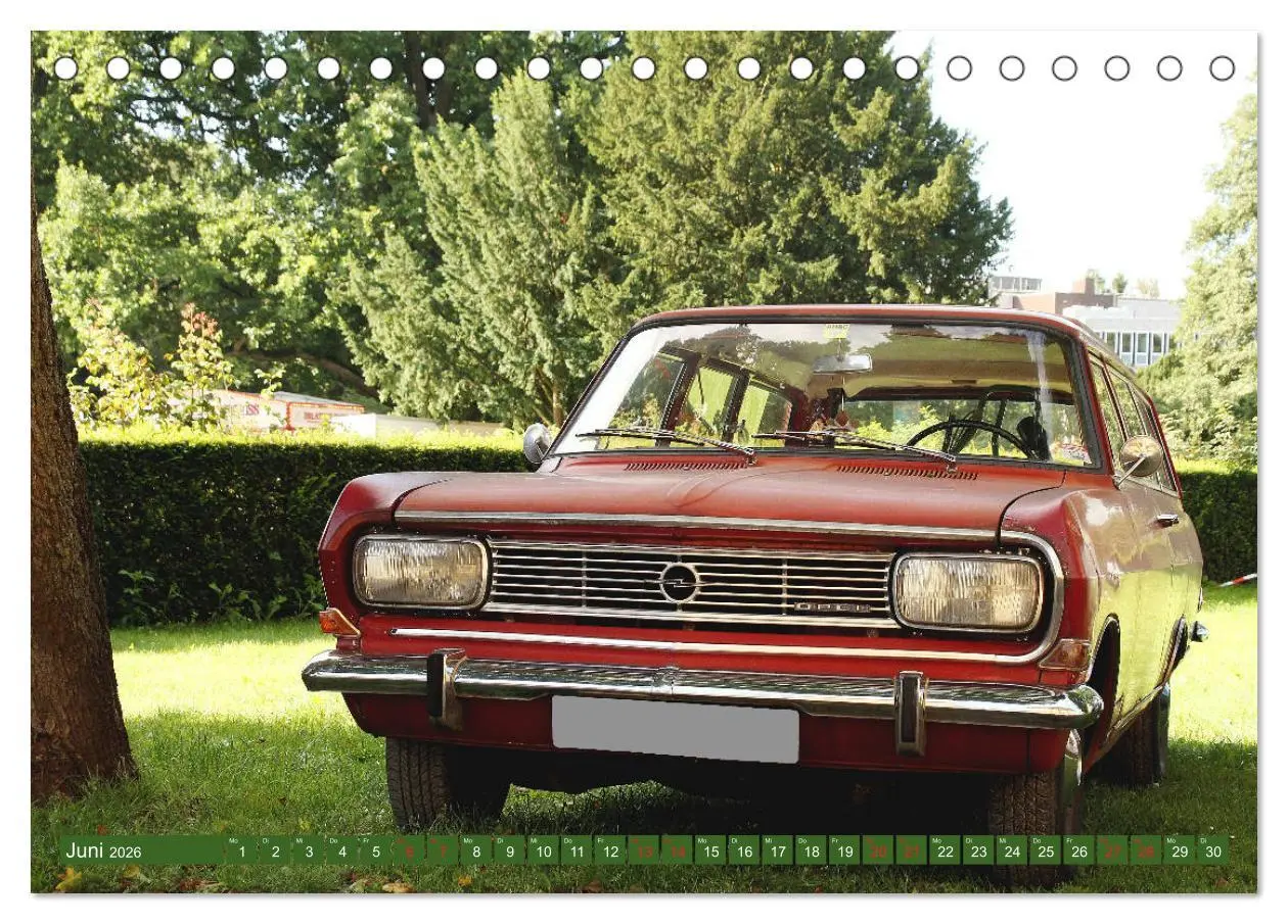 Bild: 9783457726129 | Opel Oldtimer mit dem Blitz (Tischkalender 2026 DIN A5 quer),...