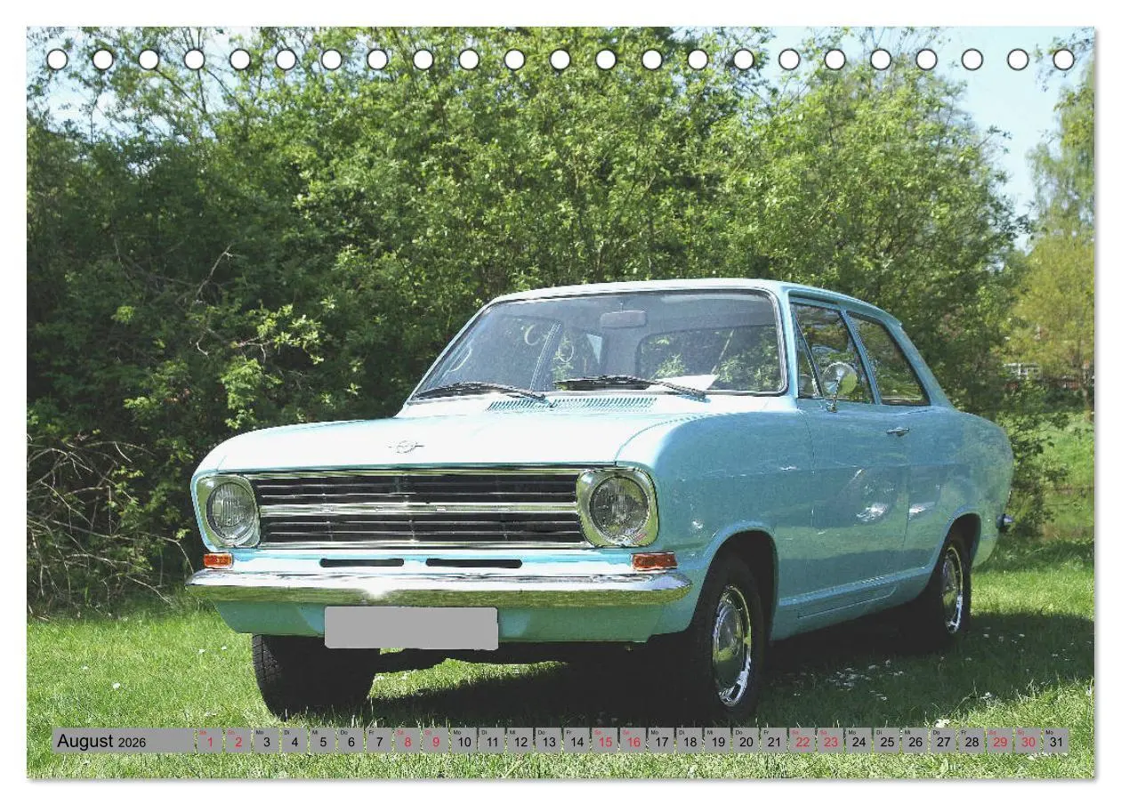 Bild: 9783457726129 | Opel Oldtimer mit dem Blitz (Tischkalender 2026 DIN A5 quer),...