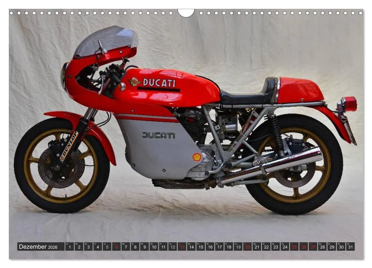 Bild: 9783516126129 | Ducati 900 SS (Wandkalender 2026 DIN A3 quer), CALVENDO Monatskalender