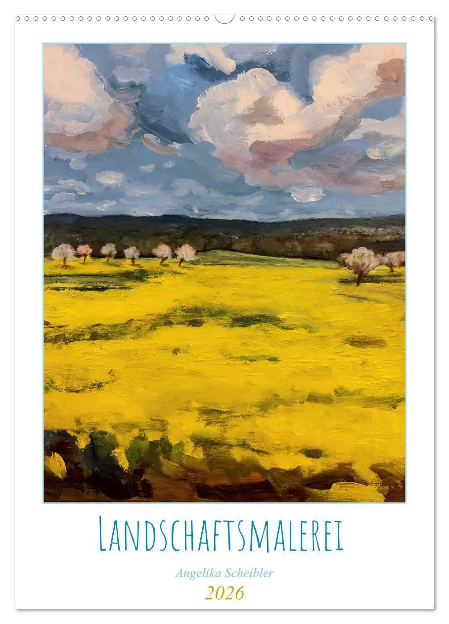 Cover: 9783516296129 | Landschaftsmalerei (Wandkalender 2026 DIN A2 hoch), CALVENDO...