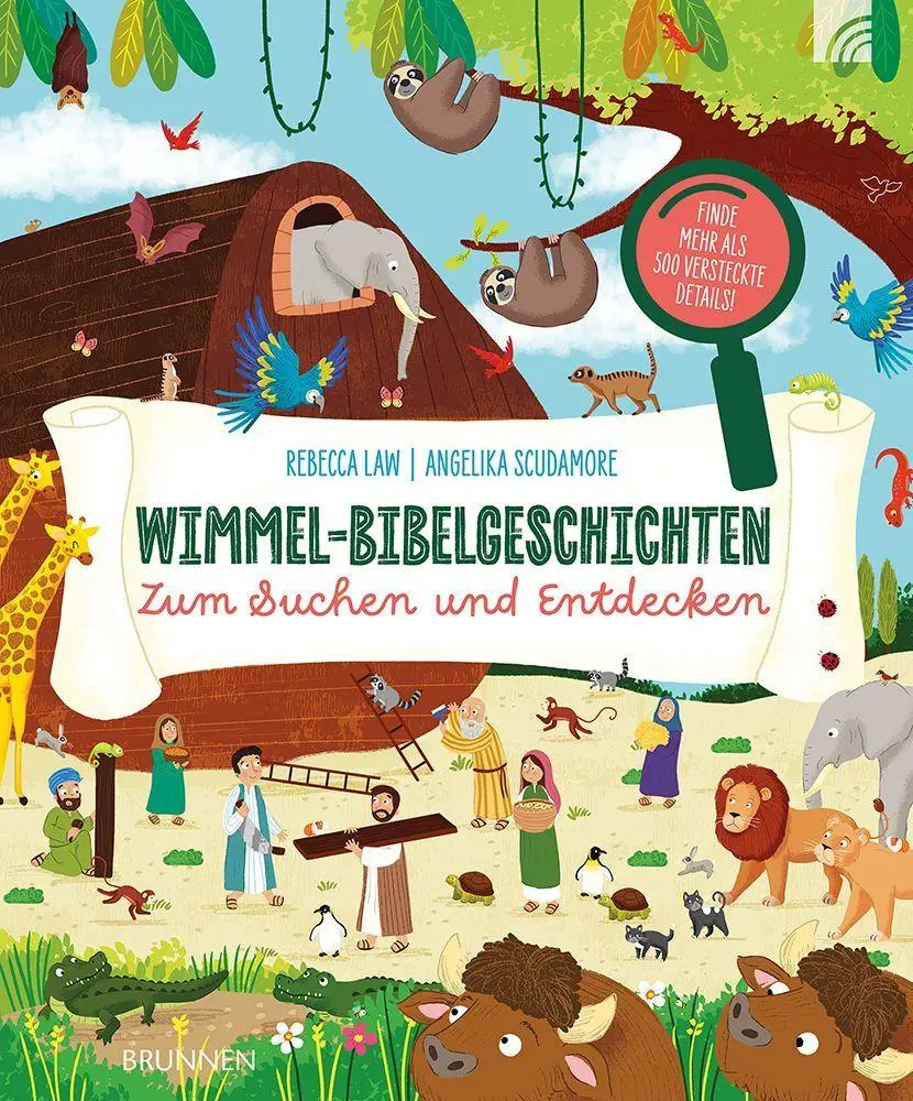 Cover: 9783765546129 | Wimmel-Bibelgeschichten zum Suchen und Entdecken | Rebecca Law | Buch