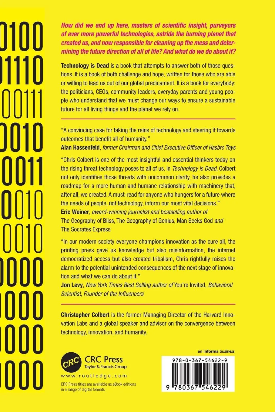 Rückseite: 9780367546229 | Technology is Dead | The Path to a More Human Future | Chris Colbert