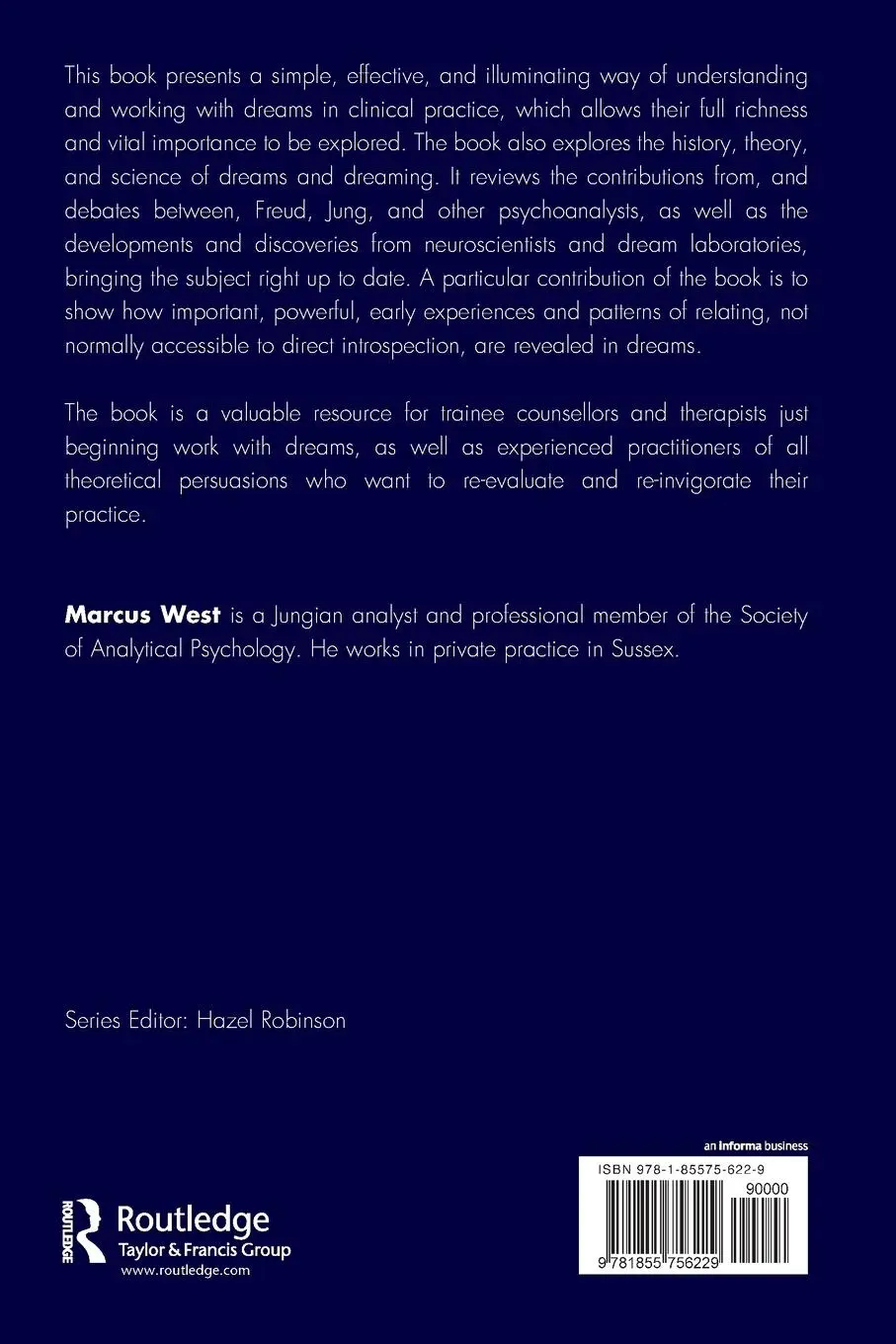 Rückseite: 9781855756229 | Understanding Dreams in Clinical Practice | Marcus West | Taschenbuch