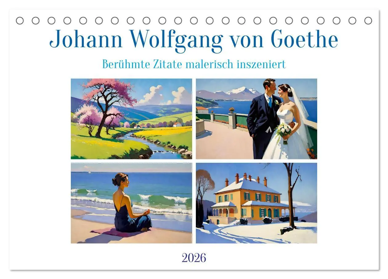 Cover: 9783457266229 | Johann Wolfgang von Goethe. Berühmte Zitate malerisch inszeniert...