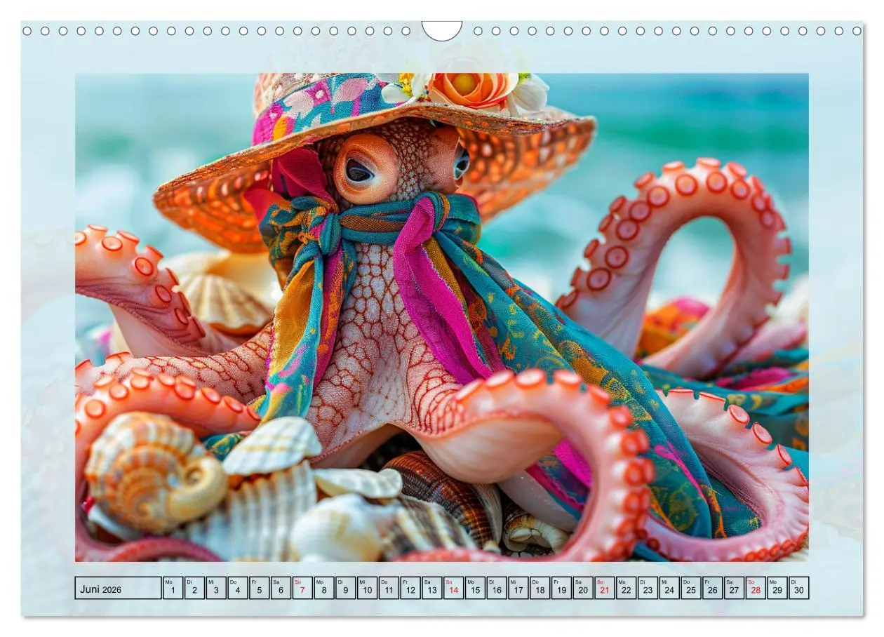 Bild: 9783457406229 | Tintenfisch Fashion. Coole Models zeigen die Trends (Wandkalender...