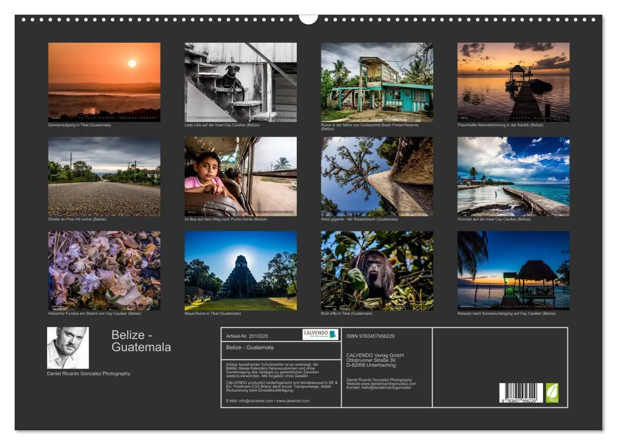 Bild: 9783457956229 | Belize - Guatemala (Wandkalender 2026 DIN A2 quer), CALVENDO...