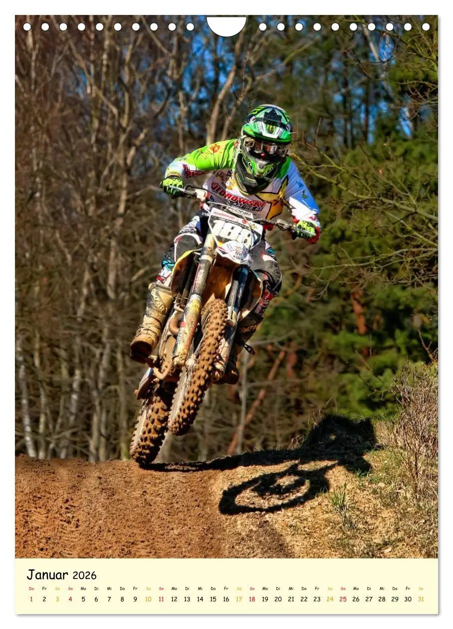 Bild: 9783516426229 | Motocross - einfach cool (Wandkalender 2026 DIN A4 hoch), CALVENDO...