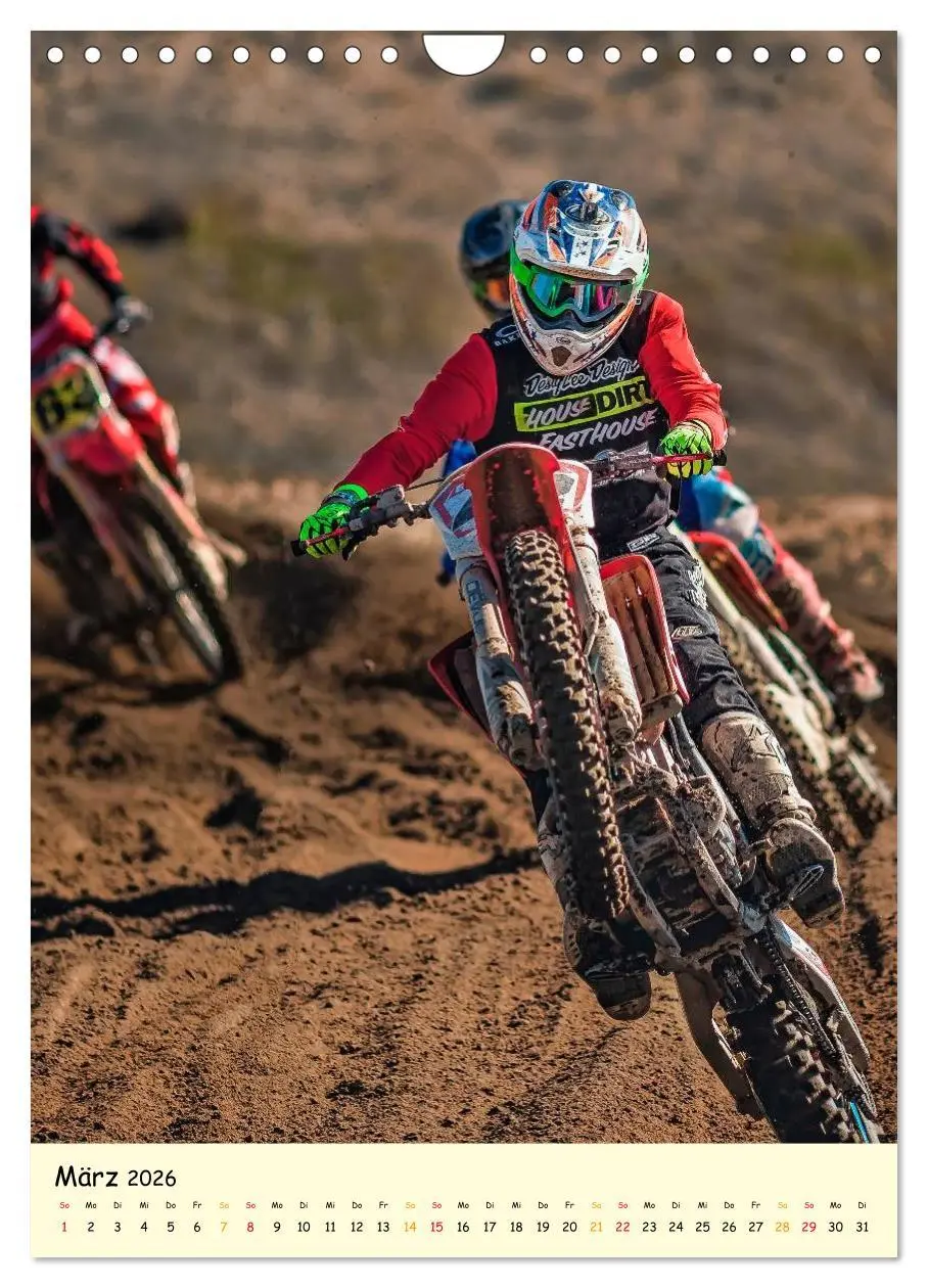 Bild: 9783516426229 | Motocross - einfach cool (Wandkalender 2026 DIN A4 hoch), CALVENDO...