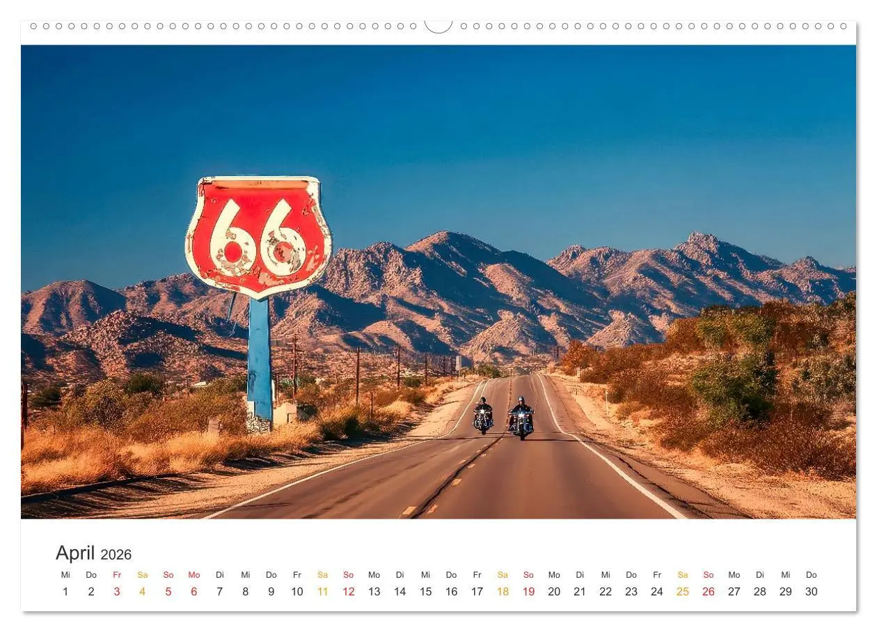 Bild: 9783516596229 | Zeitreise auf Asphalt (Wandkalender 2026 DIN A2 quer), CALVENDO...