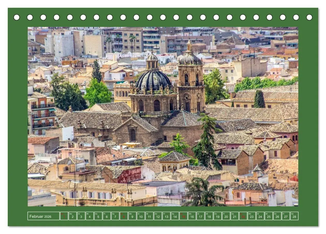 Bild: 9783516666229 | Ein Herz für Granada (Tischkalender 2026 DIN A5 quer), CALVENDO...