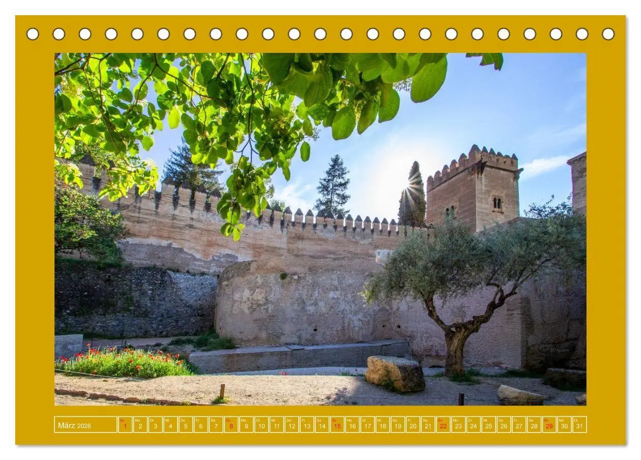 Bild: 9783516666229 | Ein Herz für Granada (Tischkalender 2026 DIN A5 quer), CALVENDO...