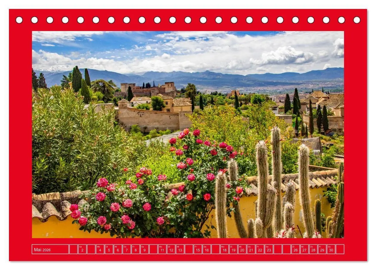 Bild: 9783516666229 | Ein Herz für Granada (Tischkalender 2026 DIN A5 quer), CALVENDO...