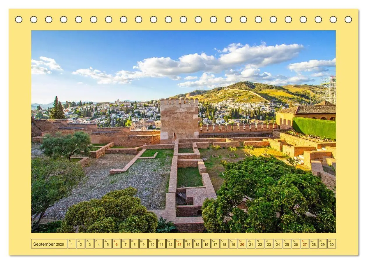 Bild: 9783516666229 | Ein Herz für Granada (Tischkalender 2026 DIN A5 quer), CALVENDO...
