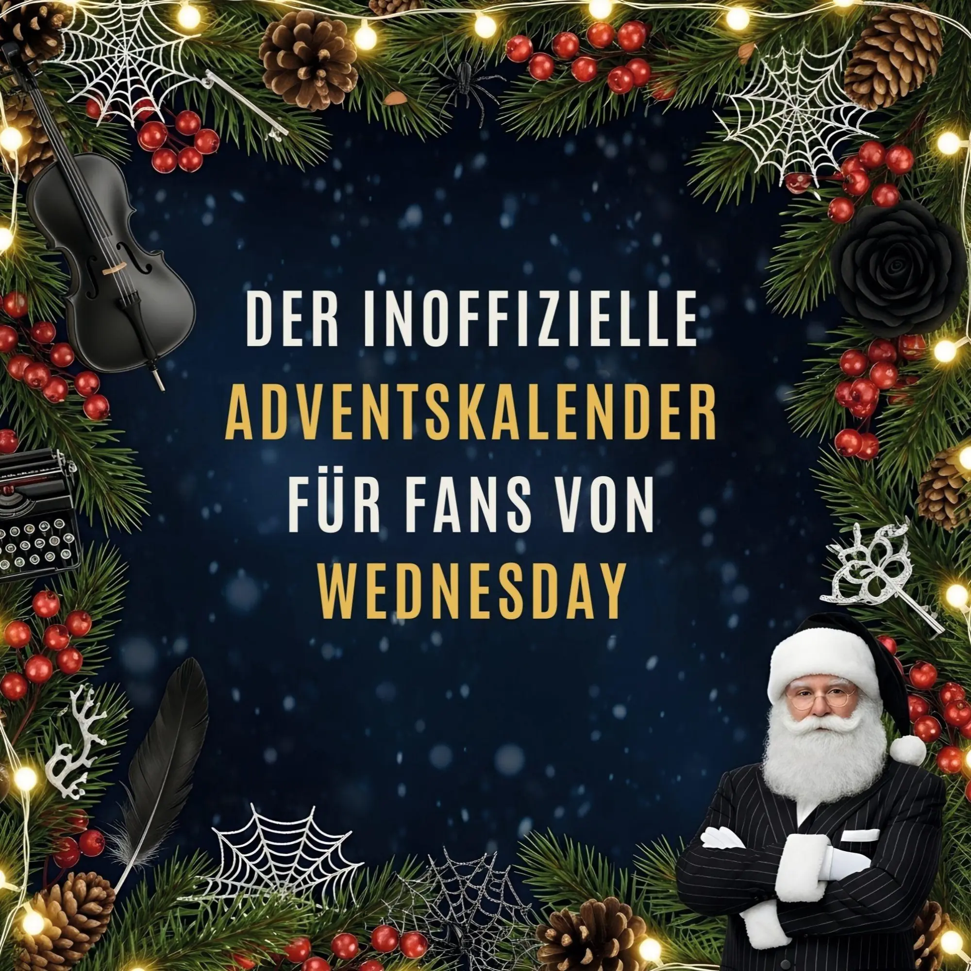 Cover: 9783695316229 | Der inoffizielle Adventskalender für Fans von Wednesday | Zoe Schröder