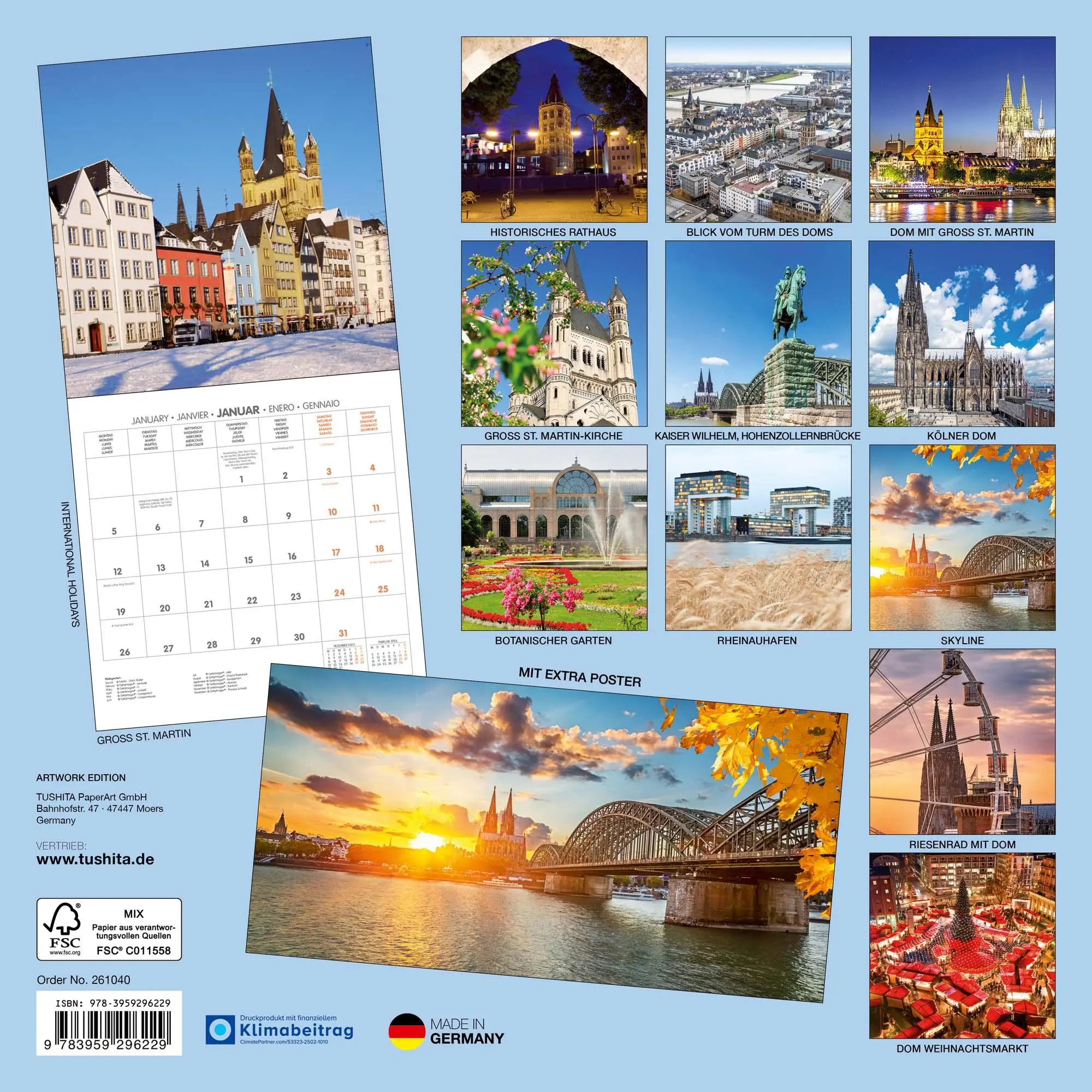 Rückseite: 9783959296229 | Köln 2026 | Kalender 2026 | Kalender | Artwork Edition | 28 S. | 2026