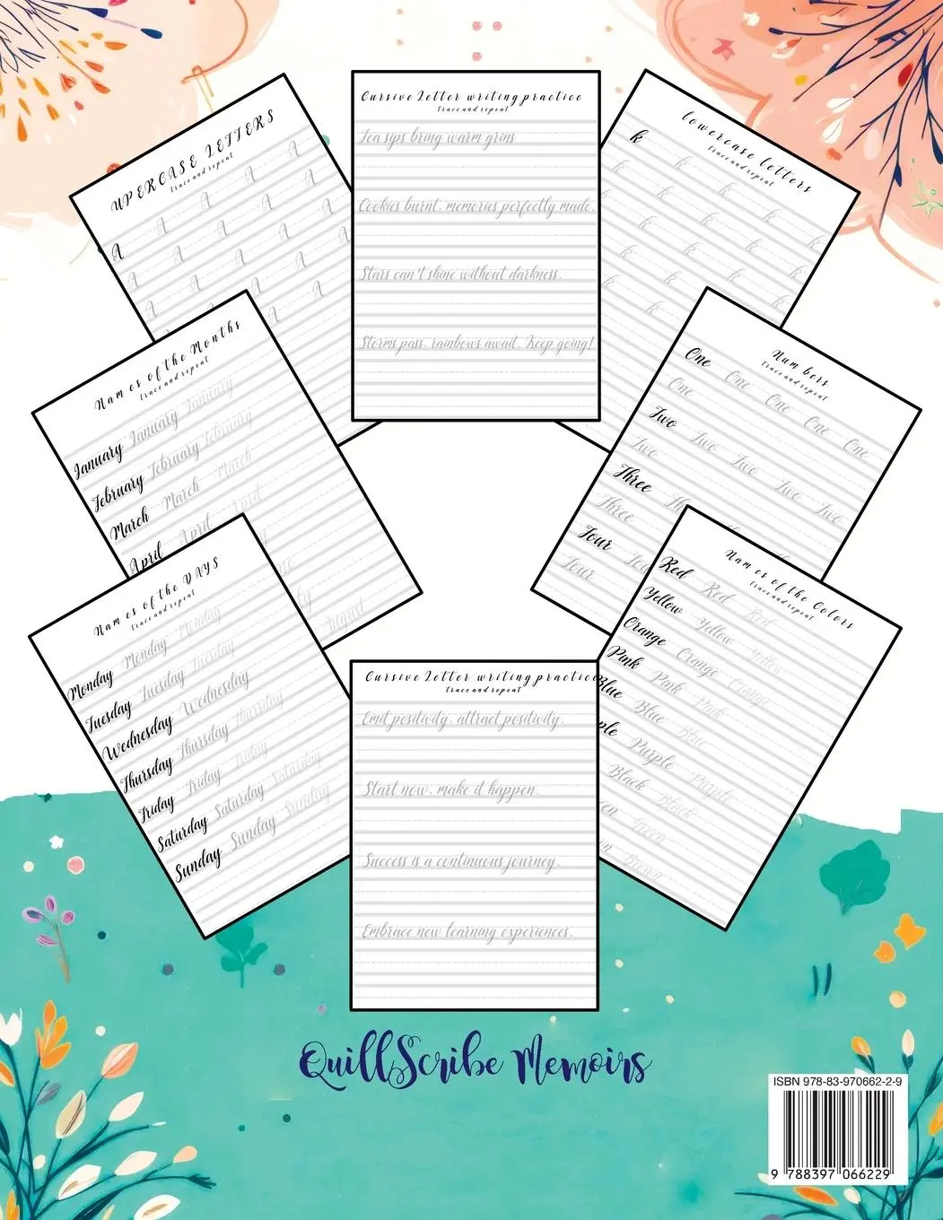 Rückseite: 9788397066229 | Calligraphy Book for Beginners | Quillscribe Memoirs | Taschenbuch