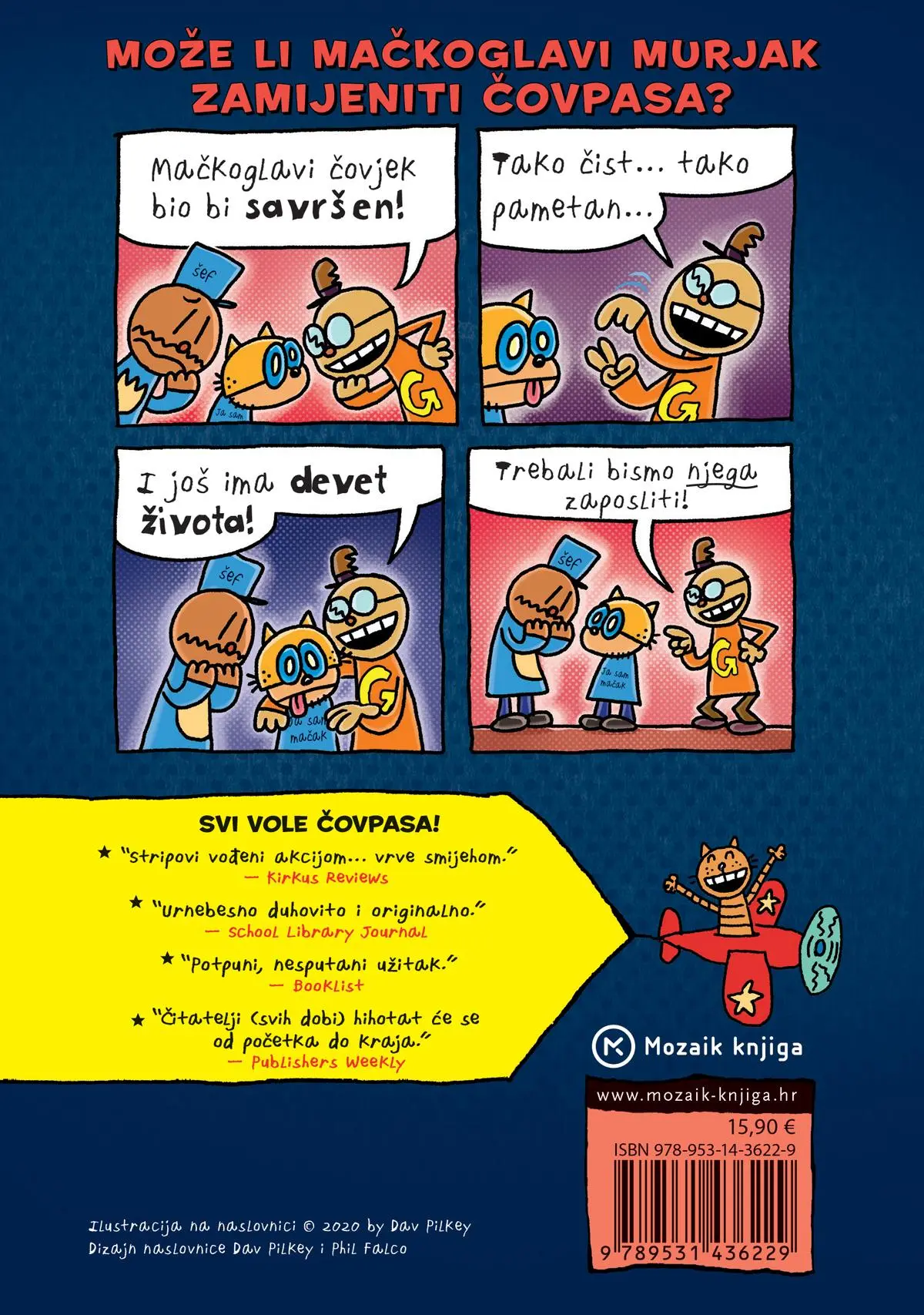 Bild: 9789531436229 | Covpas Zlocin i maza | Dav Pilkey | Buch | ? | 2024 | KNIZHNIK