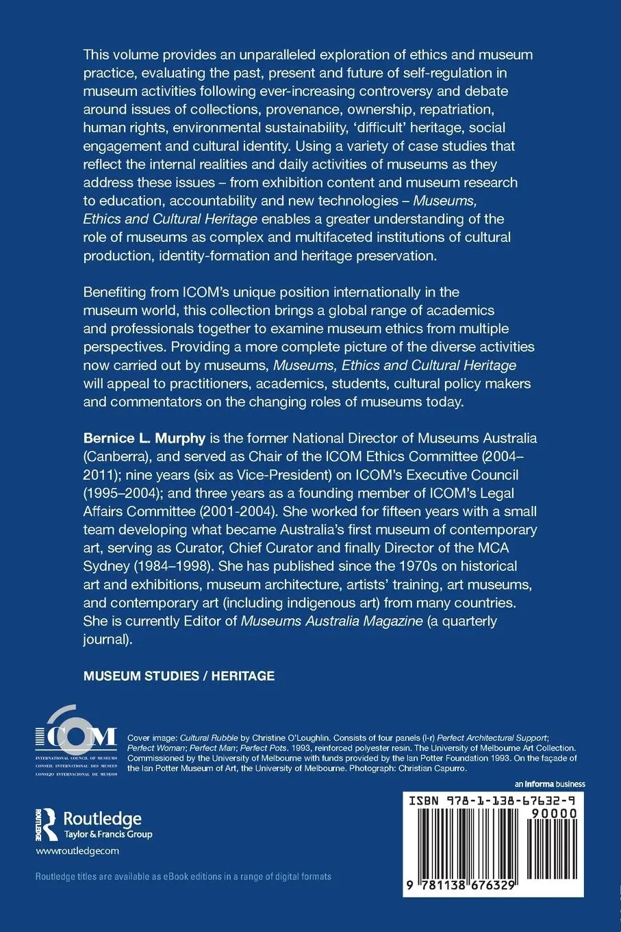 Rückseite: 9781138676329 | Museums, Ethics and Cultural Heritage | Icom | Taschenbuch | Englisch