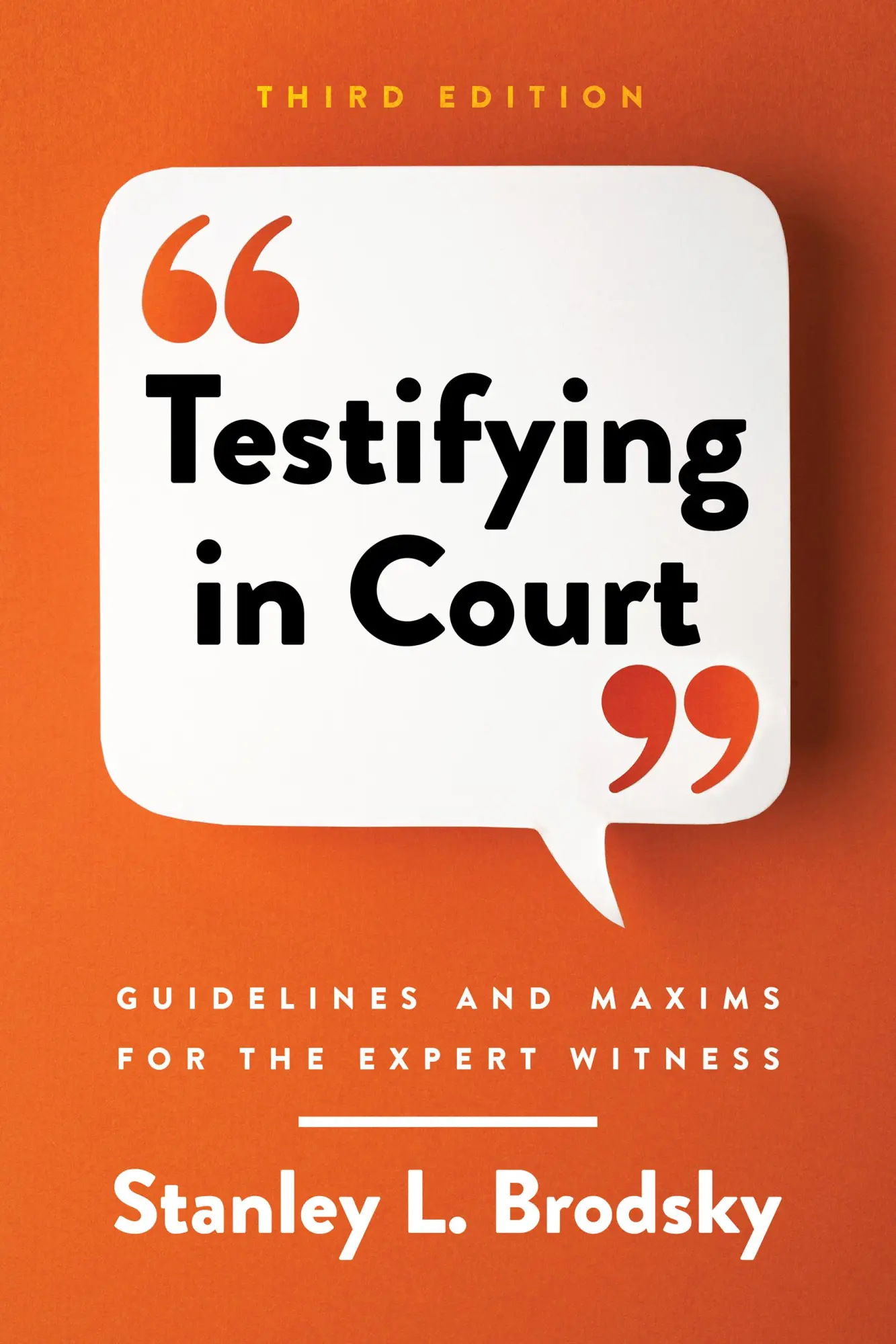 Cover: 9781433836329 | Testifying in Court: Guidelines and Maxims for the Expert Witness