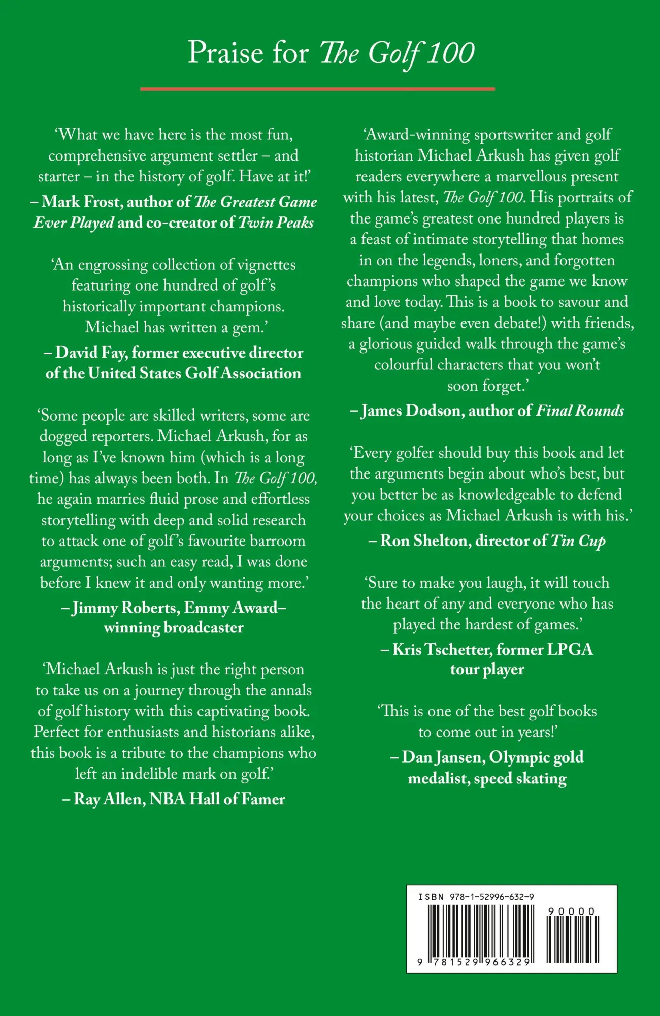 Rückseite: 9781529966329 | The Golf 100 | A spirited ranking of the greatest players of all time
