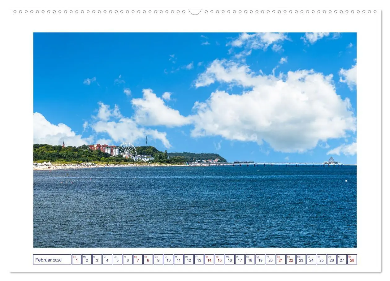 Bild: 9783457256329 | Die Ostsee von Ahlbeck nach Heringsdorf (Wandkalender 2026 DIN A2...