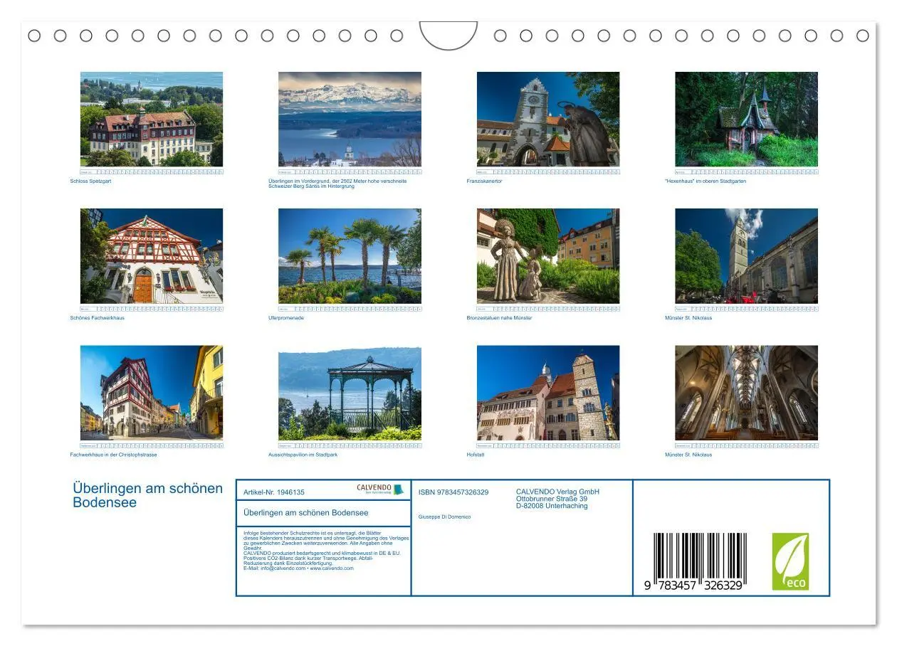 Bild: 9783457326329 | Überlingen am schönen Bodensee (Wandkalender 2026 DIN A4 quer),...