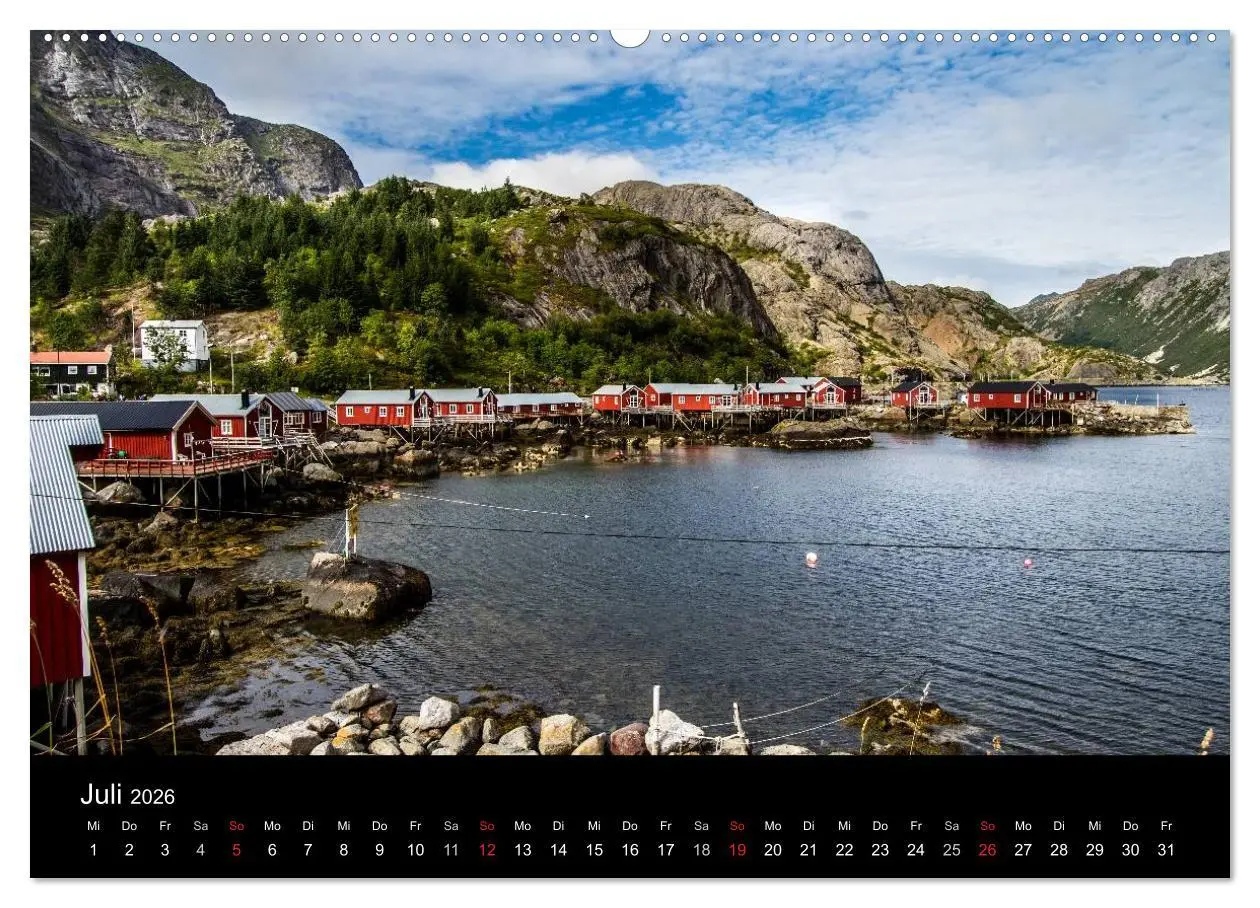 Bild: 9783516106329 | Nördliches Norwegen (Wandkalender 2026 DIN A2 quer), CALVENDO...