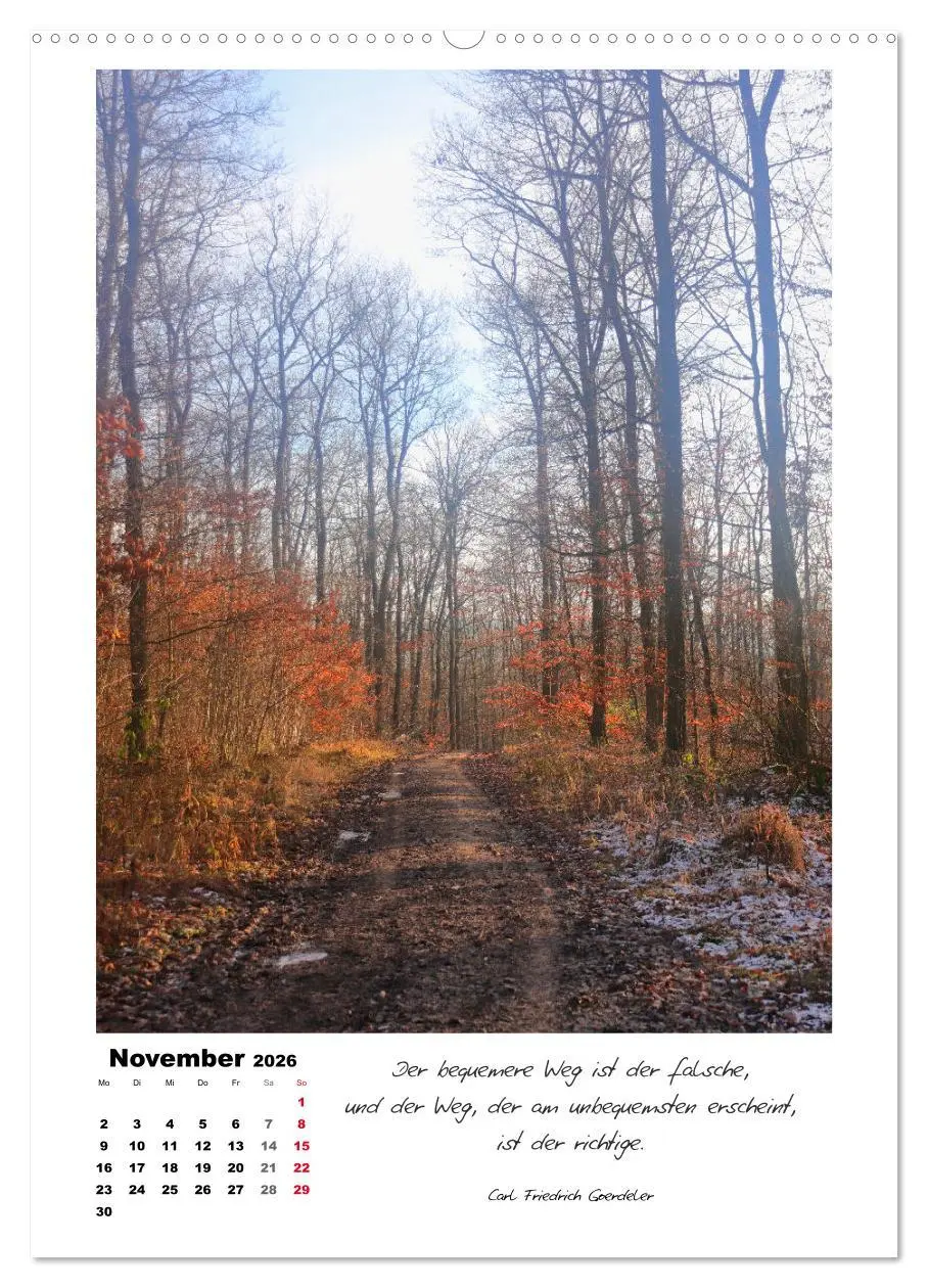 Bild: 9783516416329 | Wege durchs Jahr - Spaziergänge im schönen Nordhessen (Wandkalender...