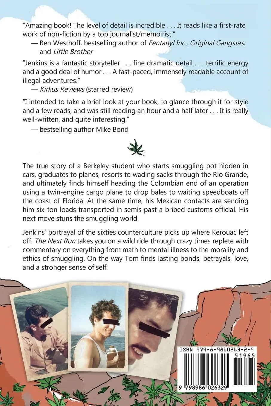 Rückseite: 9798986026329 | The Next Run | A UC Berkeley Student's Rise to Major 60s Pot Smuggler