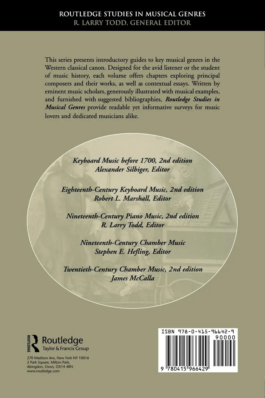 Rückseite: 9780415966429 | Eighteenth-Century Keyboard Music | Robert Marshall | Taschenbuch