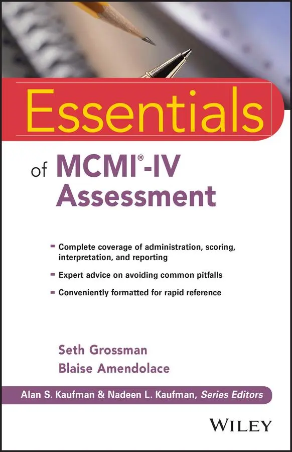 Cover: 9781119236429 | Essentials of MCMI-IV Assessment | Seth D Grossman (u. a.) | Buch