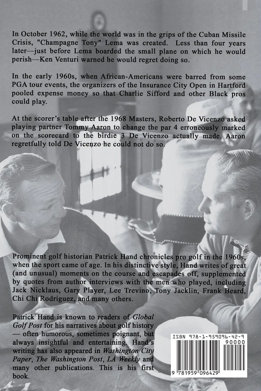 Rückseite: 9781959096429 | The Age of Palmer | Pro golf in the 1960s, its greatest era | Hand