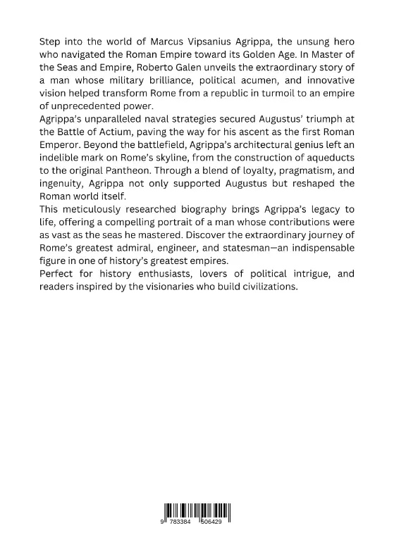 Bild: 9783384506429 | Master of the Seas and Empire: Marcus Vipsanius Agrippa | Galen | Buch