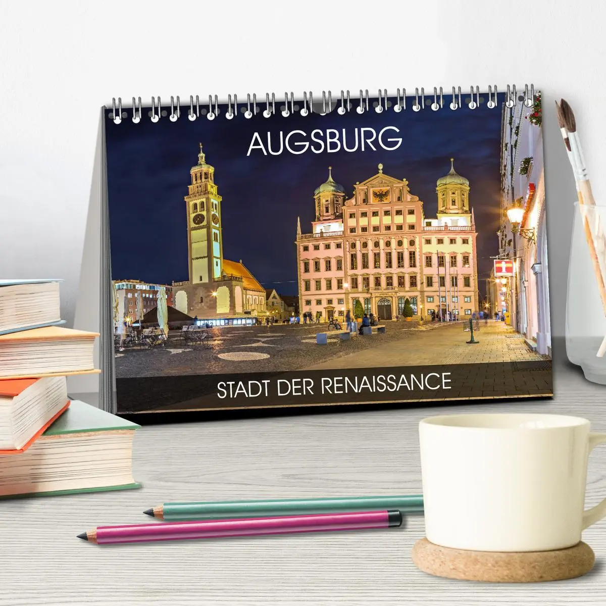 Bild: 9783457796429 | Augsburg - Stadt der Renaissance (Tischkalender 2026 DIN A5 quer),...